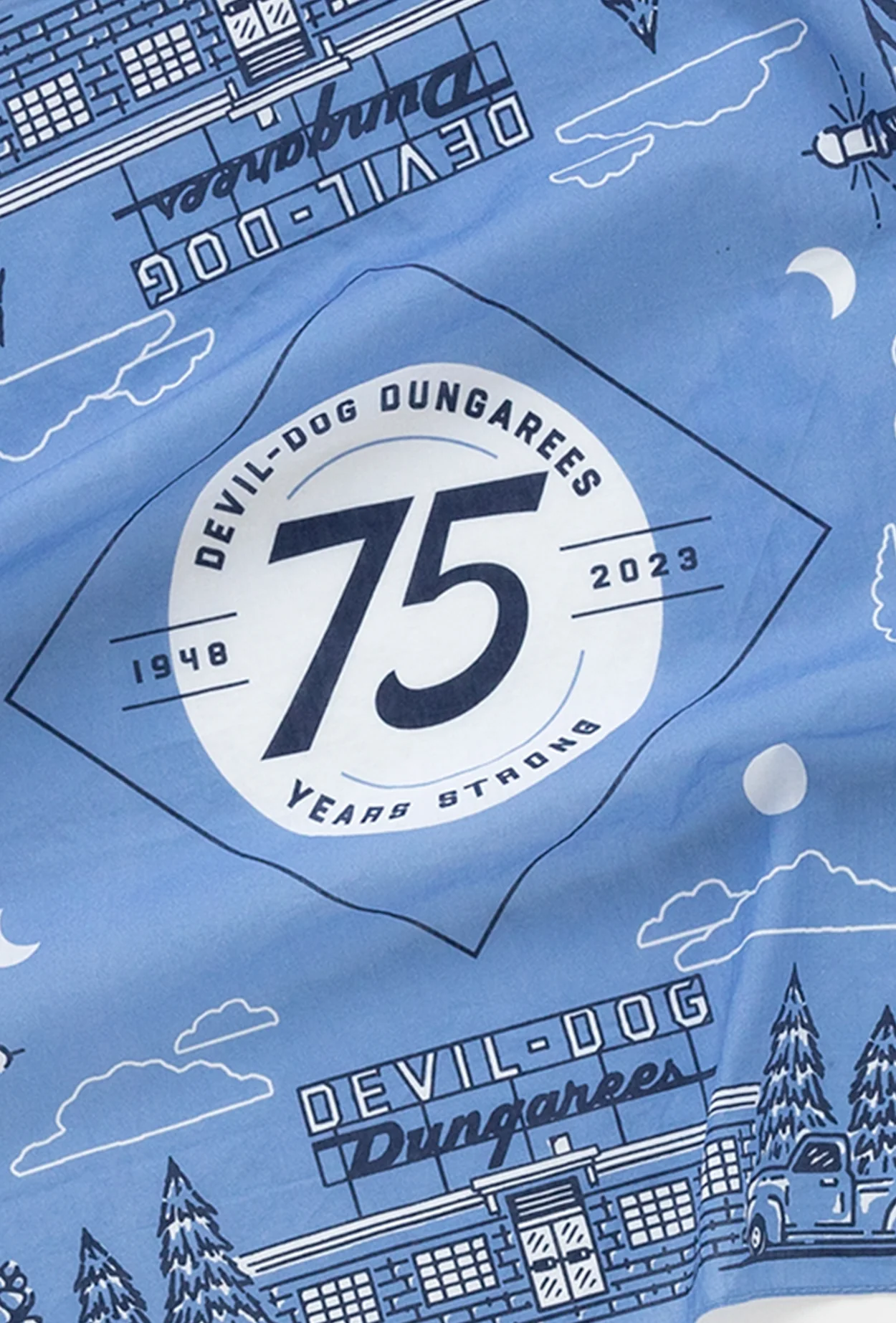 75 Year Printed Bandana - Image 4
