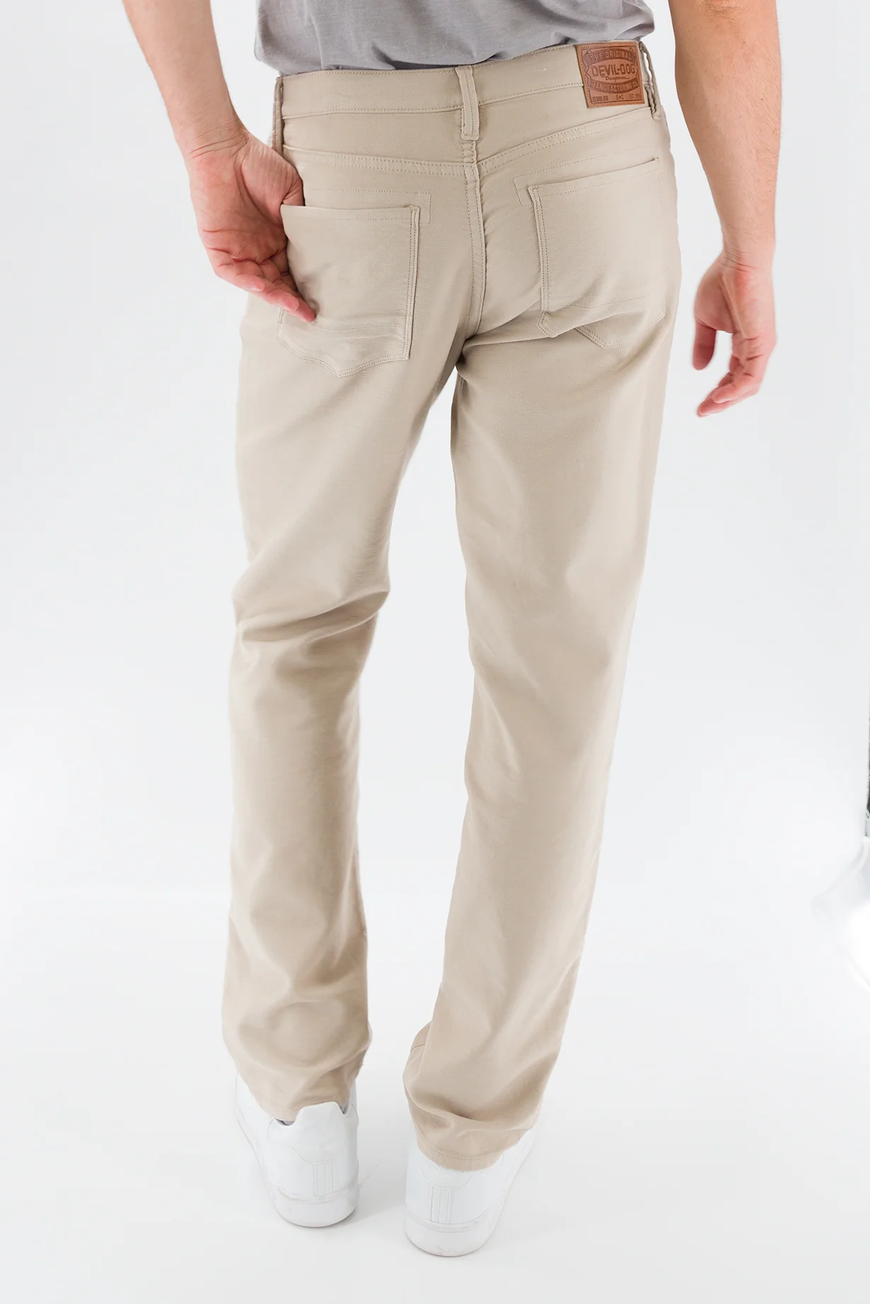 Athletic Comfort Jean - Putty - Image 4