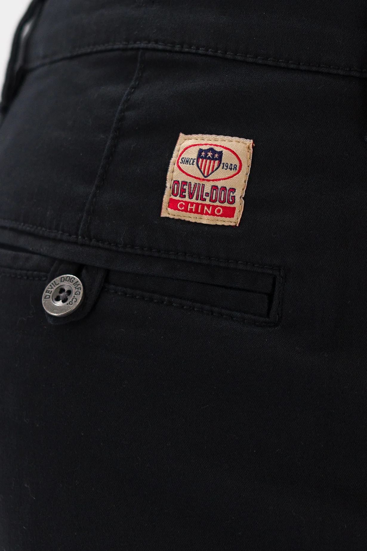 Chino Short 9" - Black - Image 8