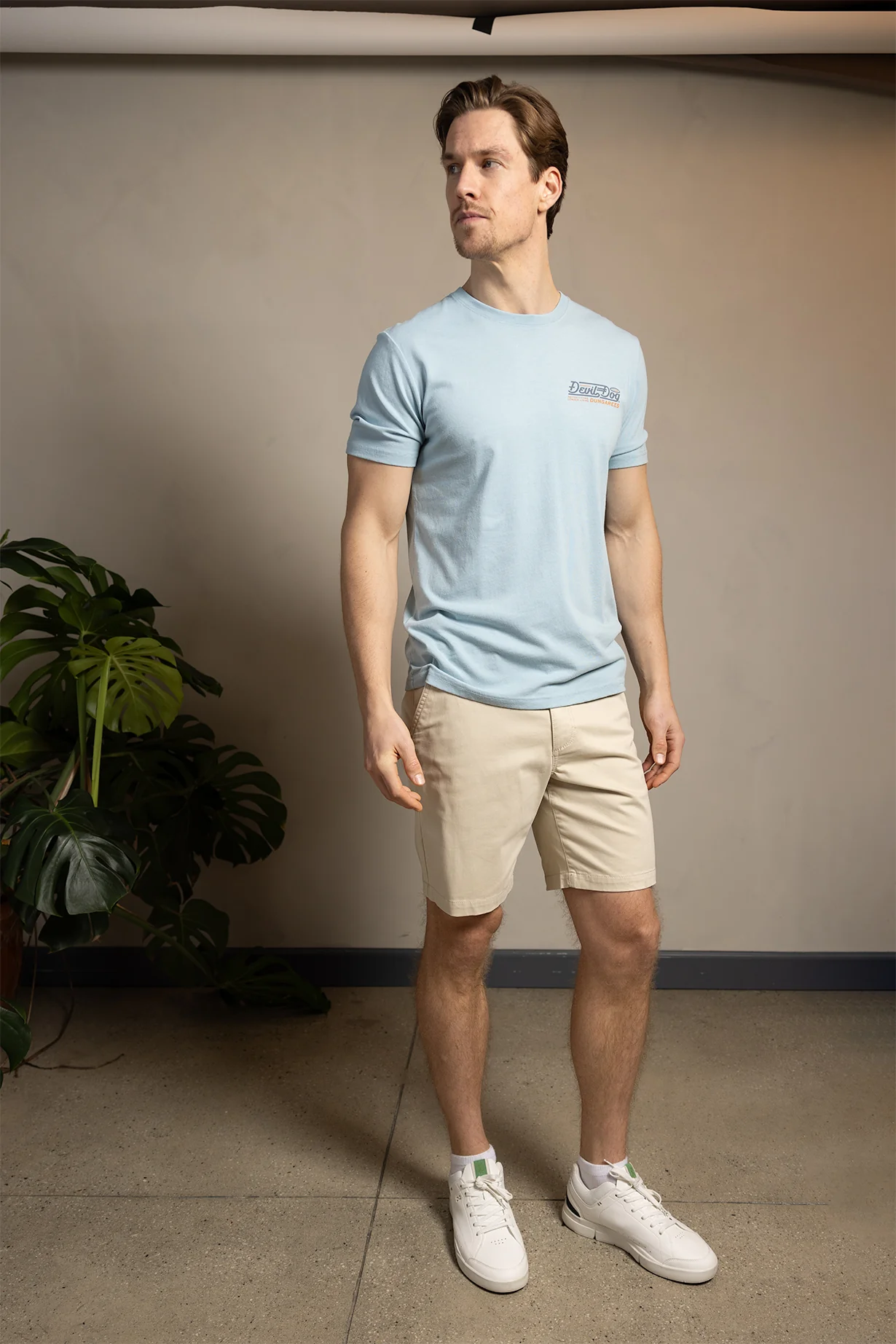 Chino Short 9" - Brown Rice - Image 2