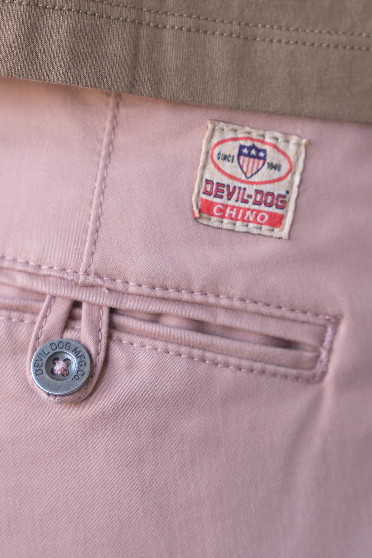 Chino Short 9" - Dusty Mauve - Image 7