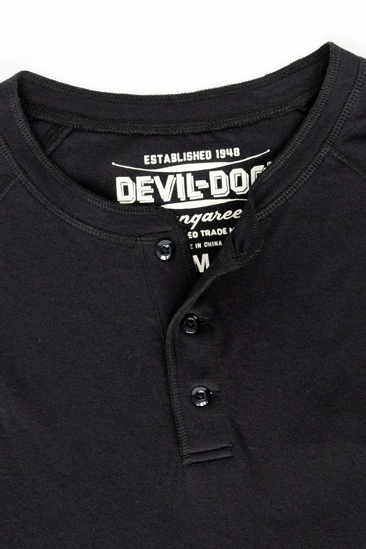 Everyday Henley - Deep Black - Image 7