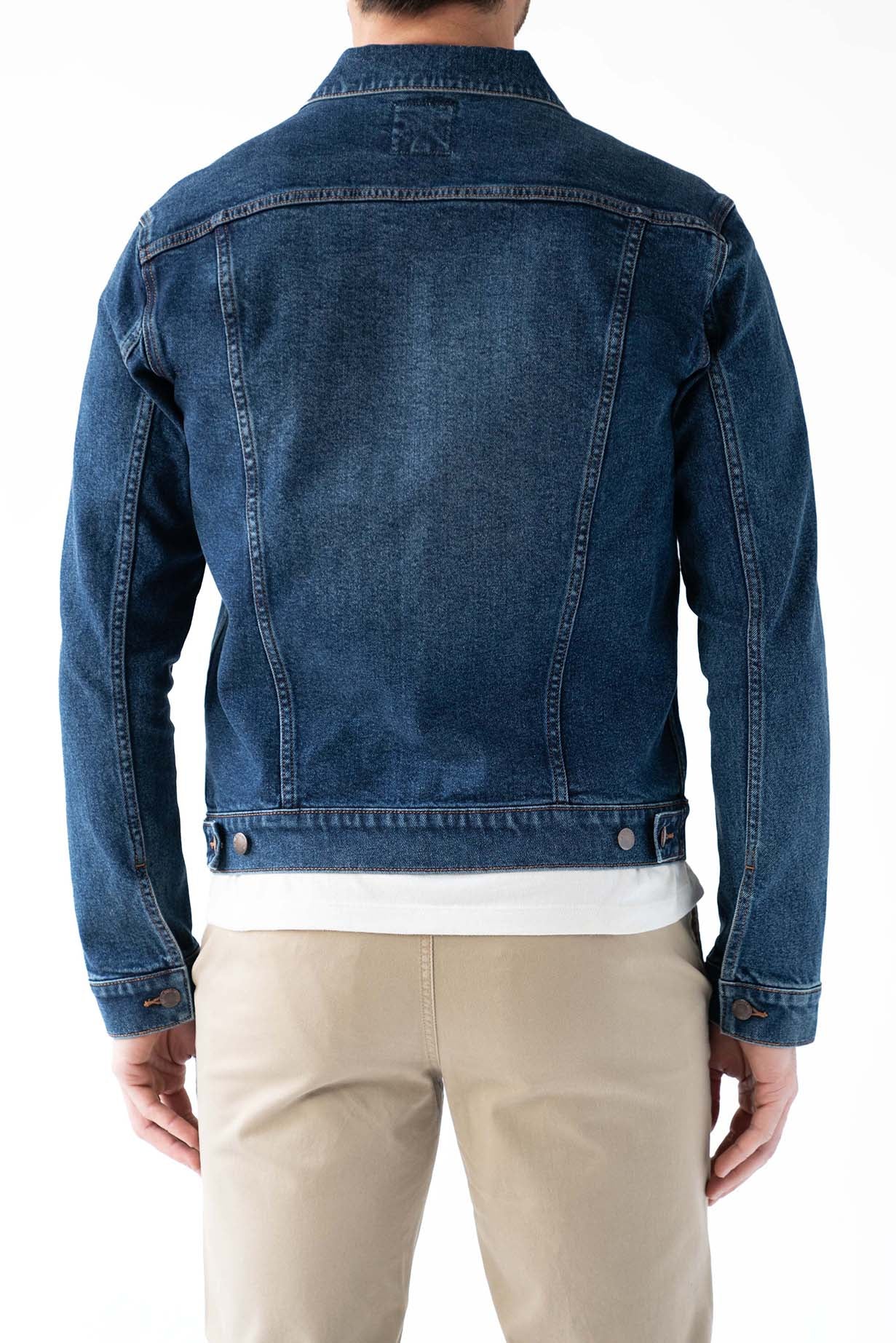 Fashion Denim Trucker Jacket - Thunderhead - Image 4