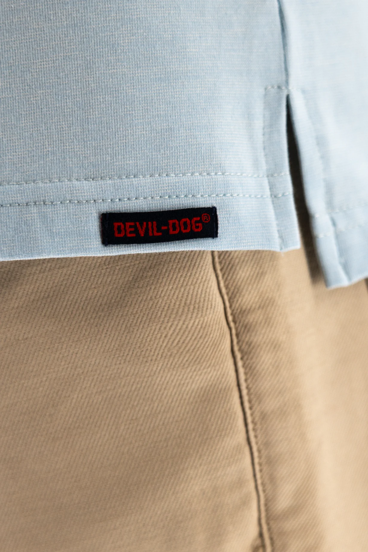 Performance Polo - Melange Sky - Image 4