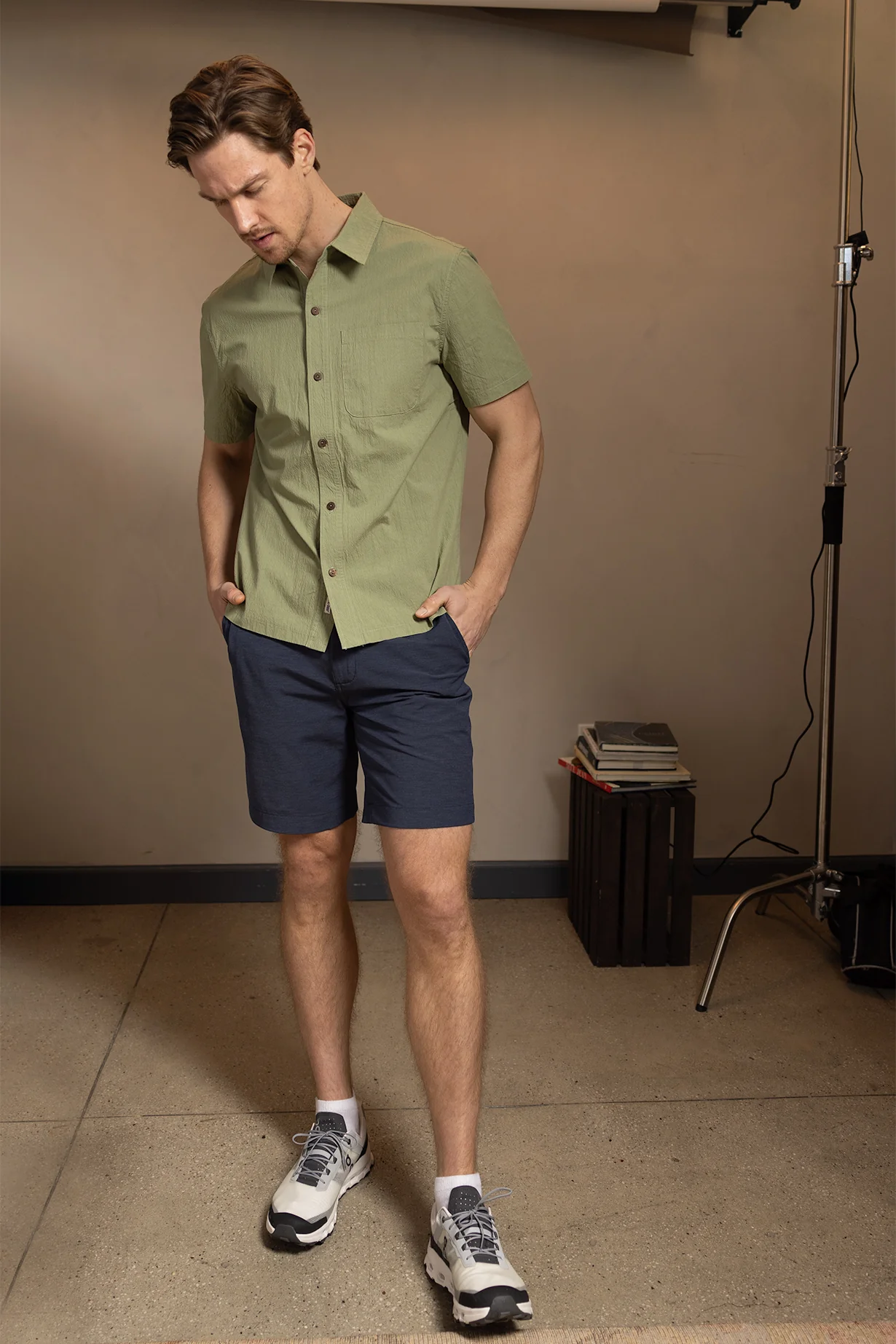 Hybrid Short 8" - Navy Blazer - Image 2