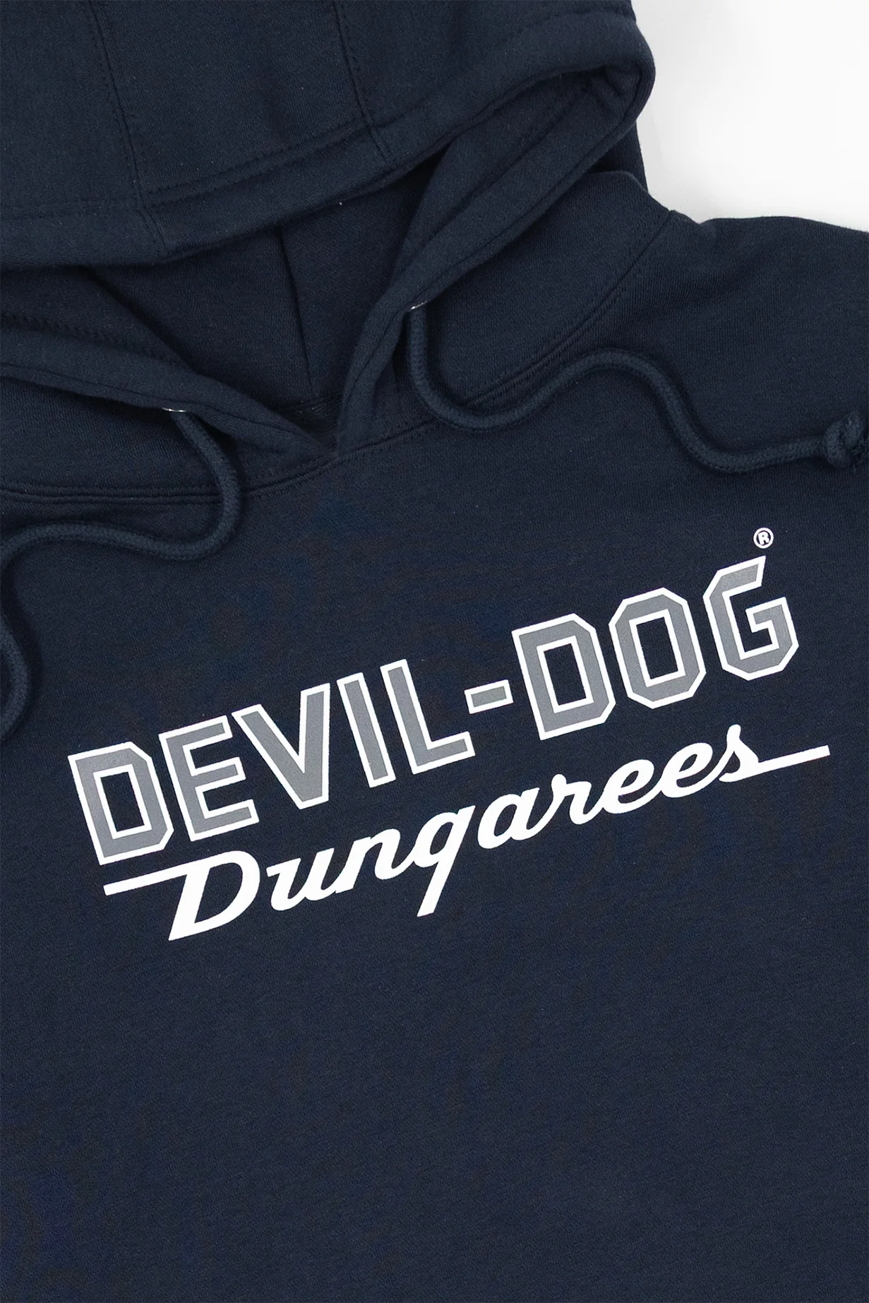 Logo Heavy Weight  Hoodie - Navy Blue - Image 3