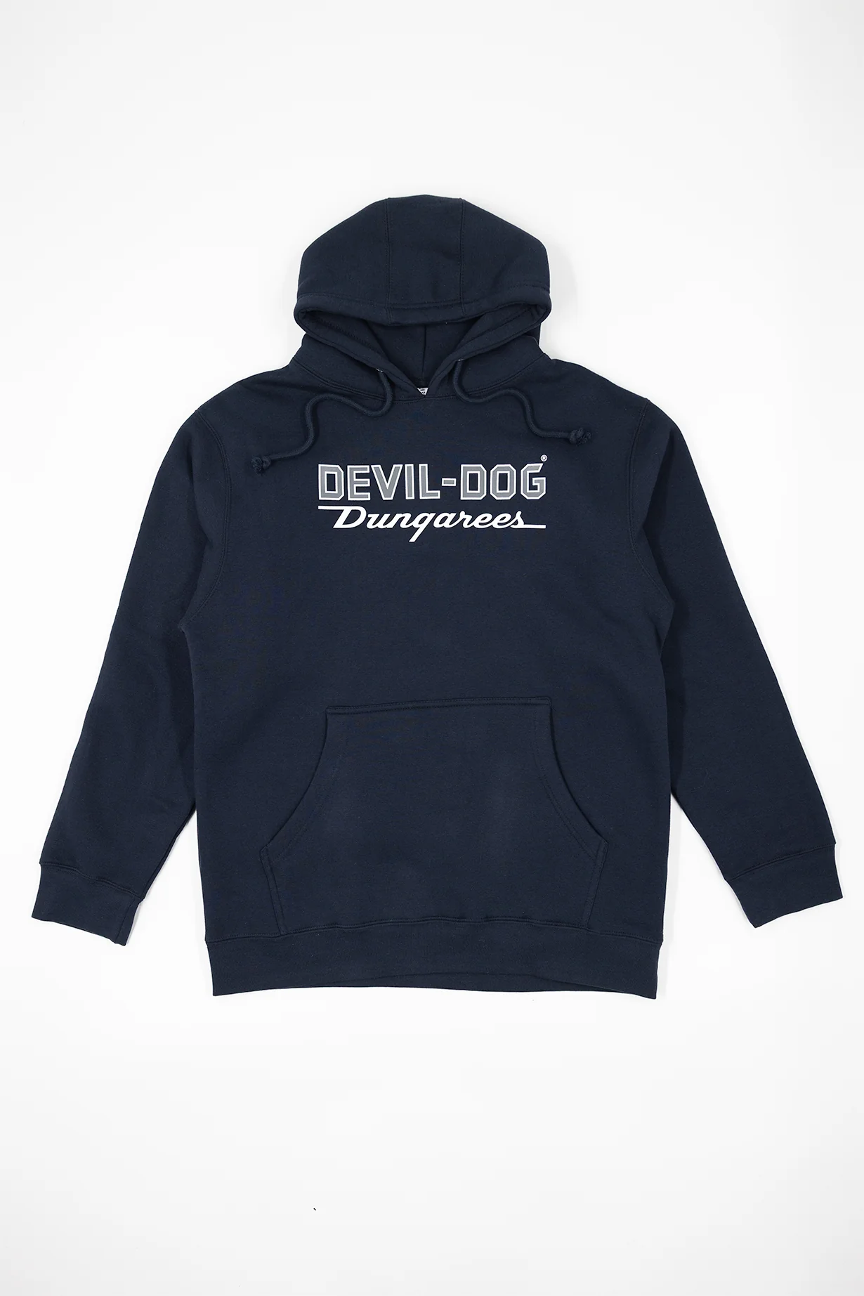 Logo Heavy Weight  Hoodie - Navy Blue - Image 4