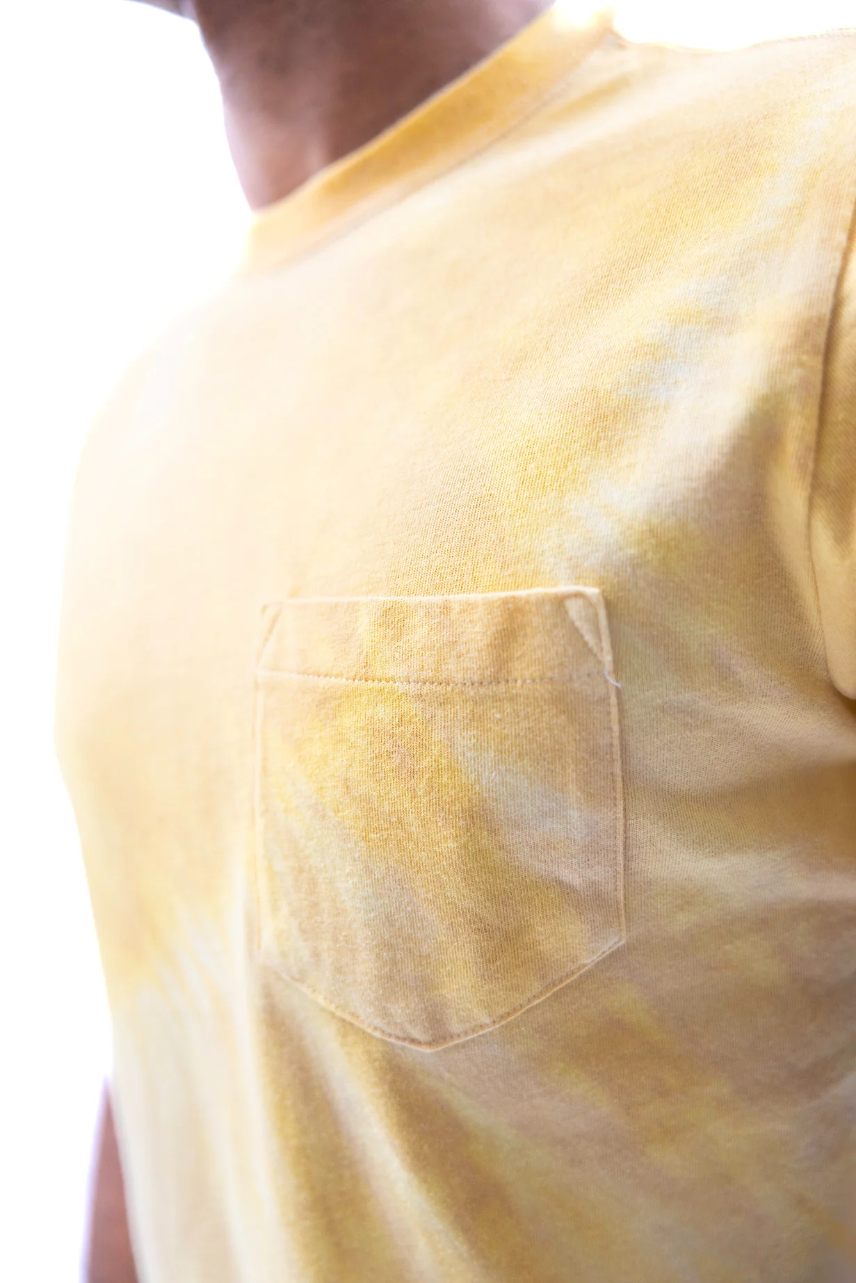 Tie Dye Pocket Tee - Sunflower - Image 4